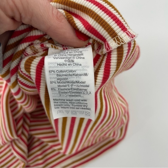 Madewell | Swingy Tee Dress in Stripe Pattern Cotton NWOT - Picture 7 of 10